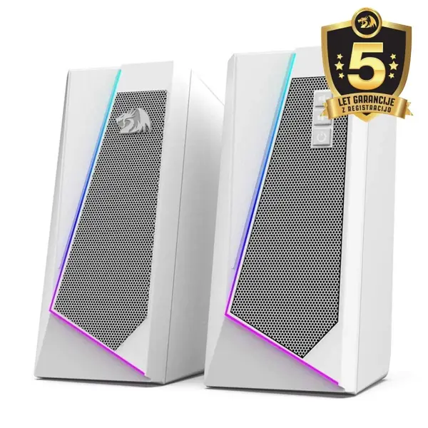 Zvučnici Redragon Anvil GS520, 6W, 2.0, RGB, bijeli - Slika 1