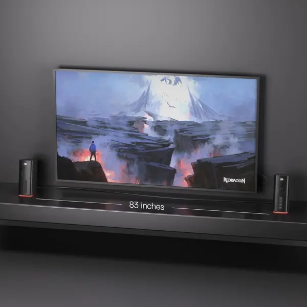 Zvučnici Redragon Connie GS814, Bluetooth, 20W, 2.0, RGB, crni - Slika 5