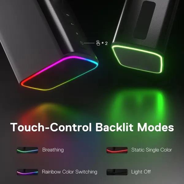 Zvučnici Redragon Connie GS814, Bluetooth, 20W, 2.0, RGB, crni - Slika 3