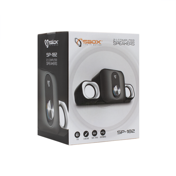 Zvučnici SBOX SP-182, 11W, 2.1, crni - Slika 6