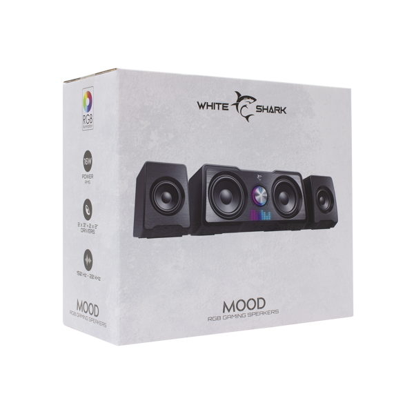 Zvučnici White Shark GSP-968 Mood, 16W, 2.2, crni - Slika 5