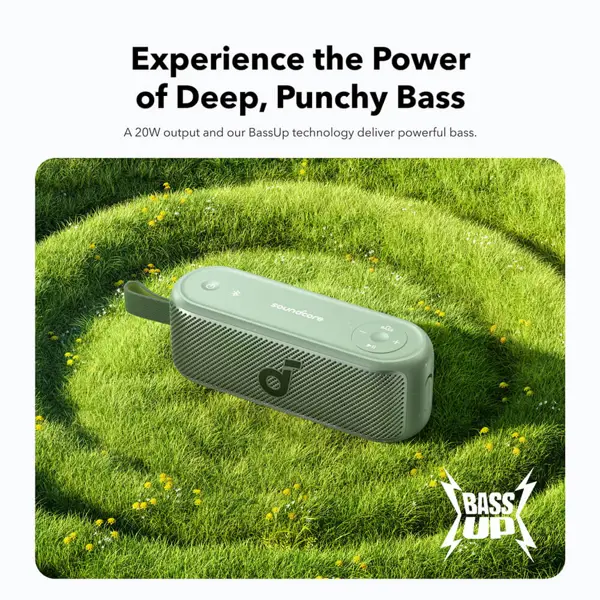 Zvučnik Anker Soundcore Motion 100, bežični, bluetooth, vodootporan IPX7, 20W, crni - Slika 4