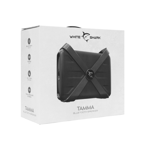Zvučnik White Shark GBT-58 Tamma, bežični, bluetooth, 12W, crni - Slika 8